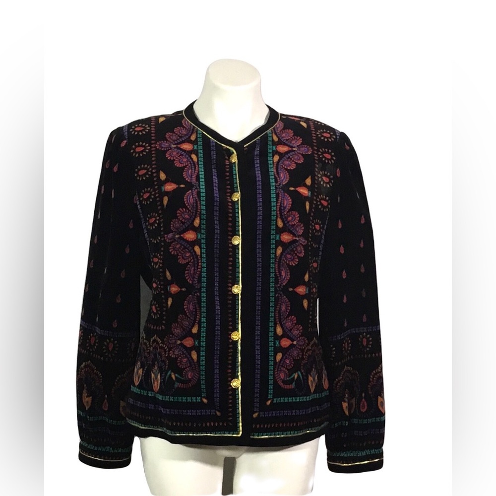 Saxton Hall velvet jacket